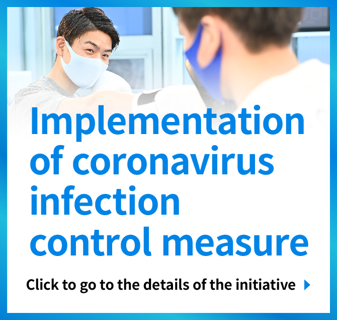 Implementation of coronavirus infection control measures